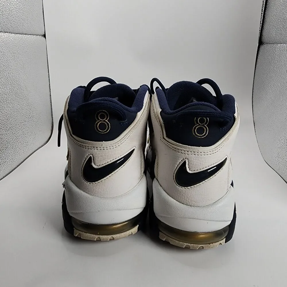 Nike‎ Air More Max Uptempo 2016 Olympic Men's Size 8 Shoes Navy White 414962-104